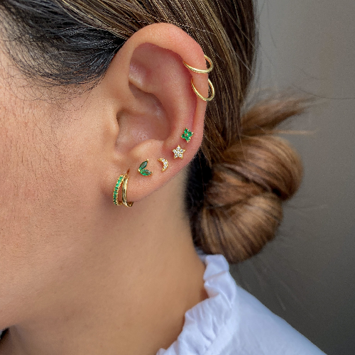 Aretes Yeina Green