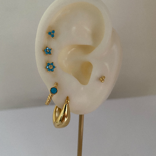 Piercing Marin Turquesa